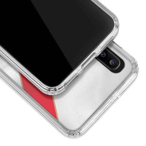 Peru Soccer Flag Galaxy A30 Clear Case